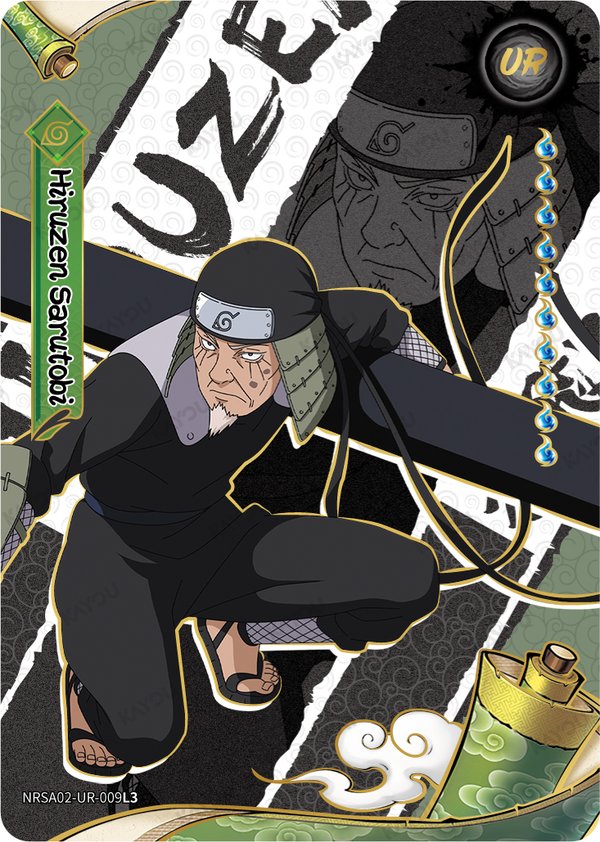 Hiruzen Sarutobi NRSA02-UR-009L3 card from Chapter Jin Series 2