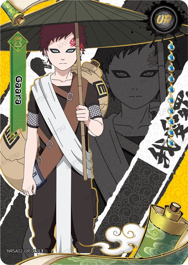 Gaara NRSA02-UR-012L3 card from Chapter Jin Series 2