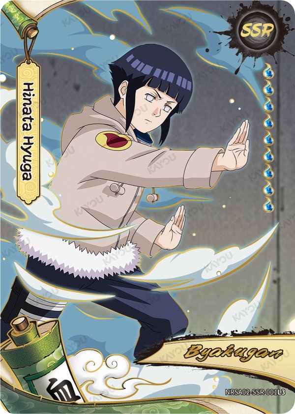 Hinata Hyuga NRSA02-SSR-001L3 card from Chapter Jin Series 2