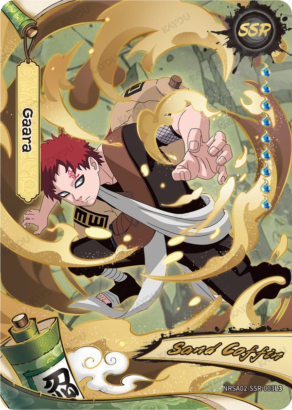 Gaara NRSA02-SSR-003L3 card from Chapter Jin Series 2