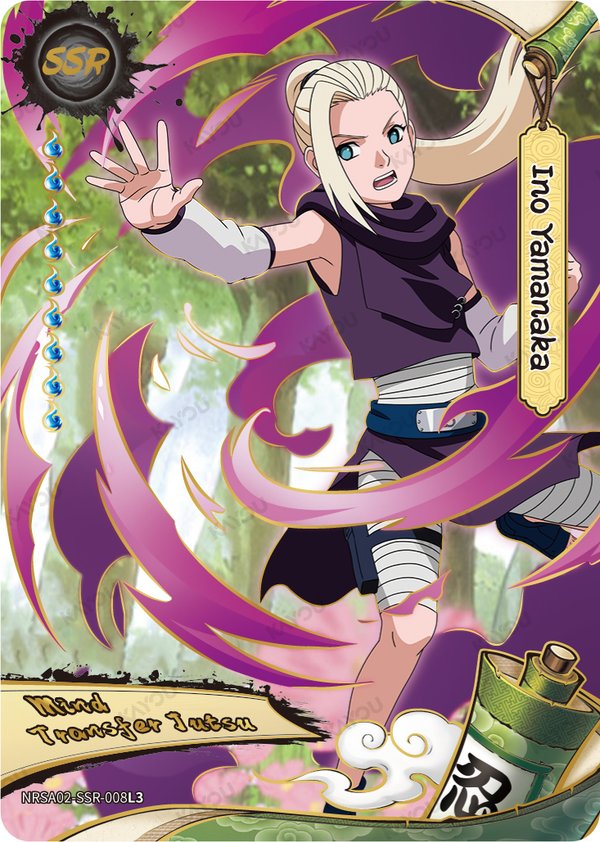 Ino Yamanaka NRSA02-SSR-008L3 card from Chapter Jin Series 2