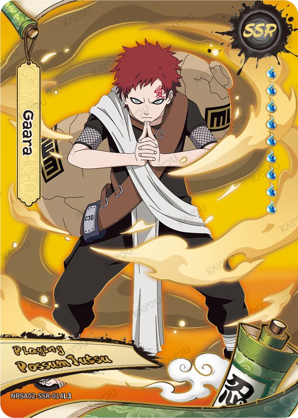 Gaara NRSA02-SSR-014L3 card from Chapter Jin Series 2