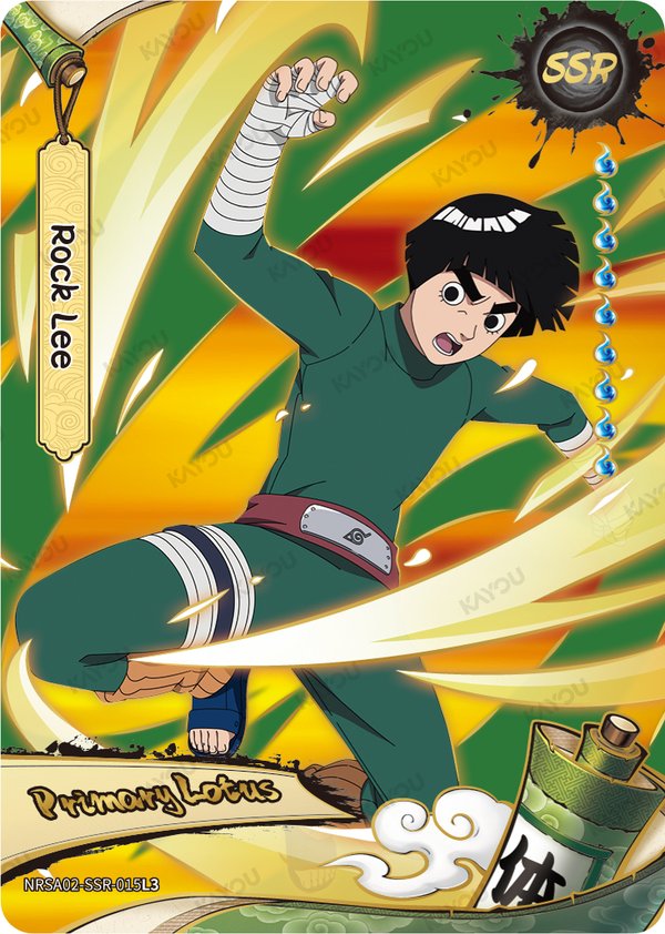 Rock Lee NRSA02-SSR-015L3 card from Chapter Jin Series 2