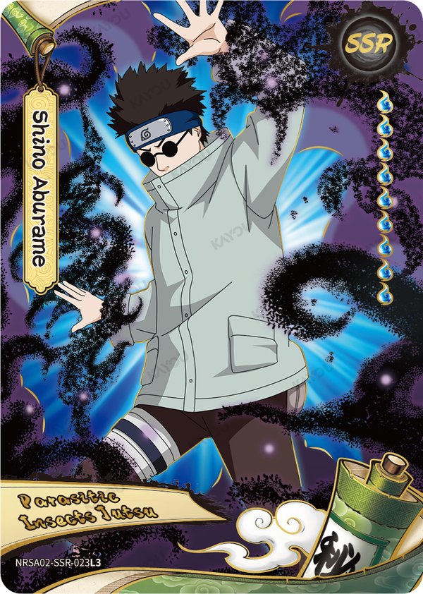 Kiba Inuzuka NRSA02-SSR-023L3 card from Chapter Jin Series 2