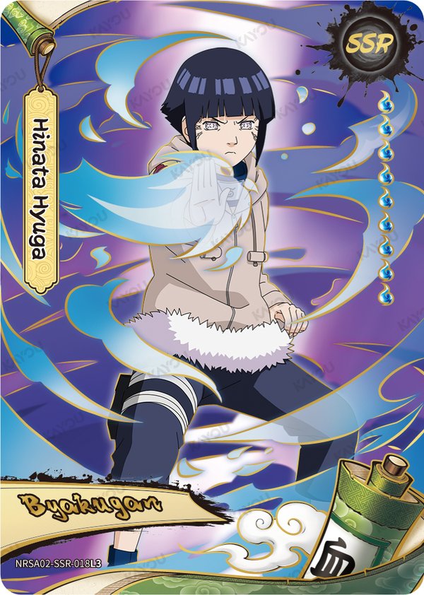 Shino Aburame NRSA02-SSR-08L3 card from Chapter Jin Series 2