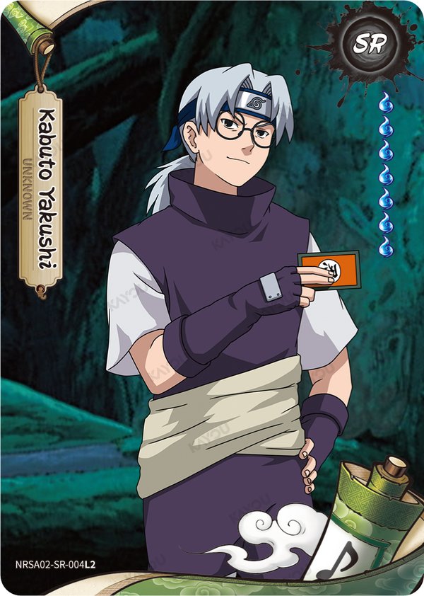 Kabuto Yakushi NRSA02-SR-004L2 card from Chapter Jin Series 2