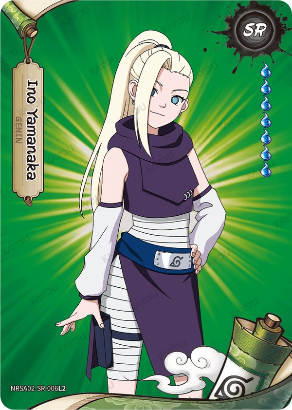 Ino Yamanaka NRSA02-SR-006L2 card from Chapter Jin Series 2