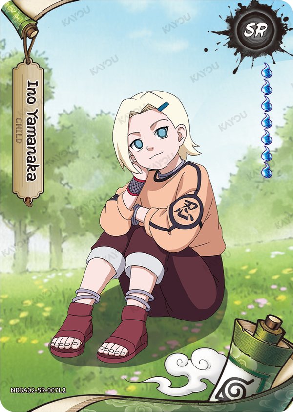 Ino Yamanaka NRSA02-SR-007L2 card from Chapter Jin Series 2