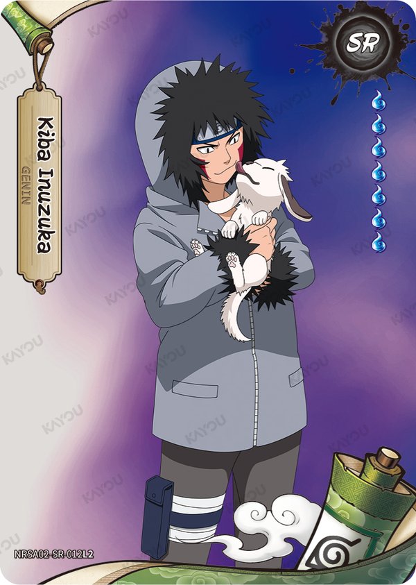Kiba Inuzuka NRSA02-SR-012L2 card from Chapter Jin Series 2