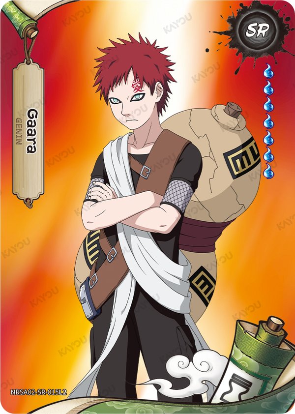 Gaara NRSA02-SR-015L2 card from Chapter Jin Series 2