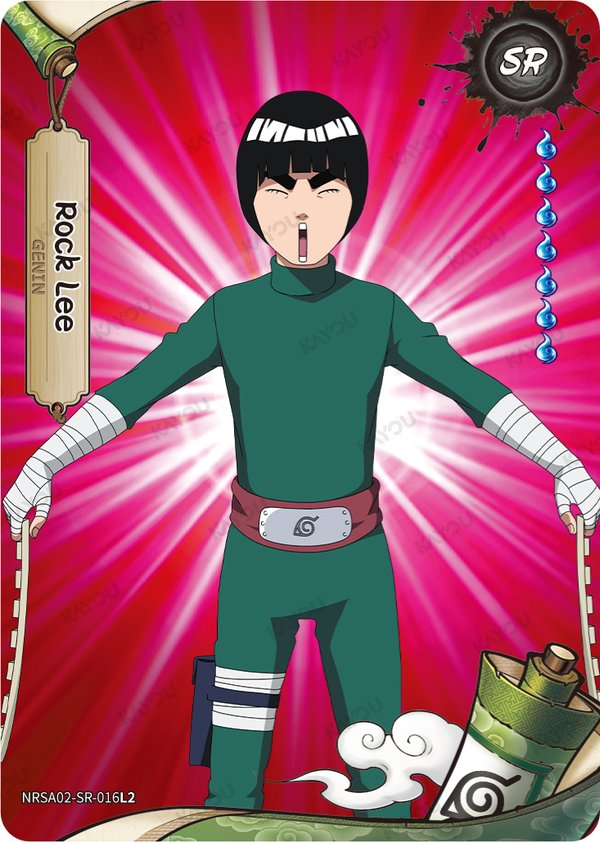 Rock Lee NRSA02-SR-016L2 card from Chapter Jin Series 2