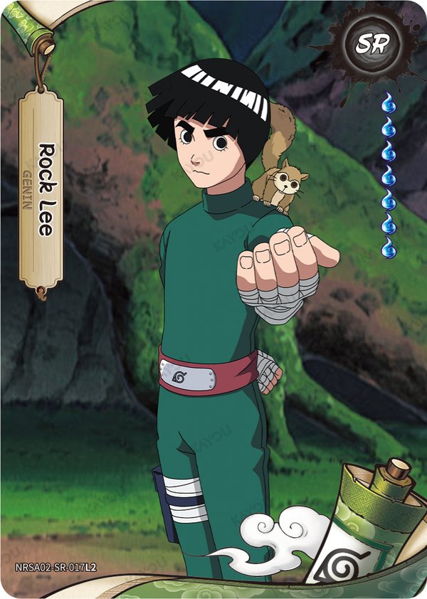 Rock Lee NRSA02-SR-017L2 card from Chapter Jin Series 2