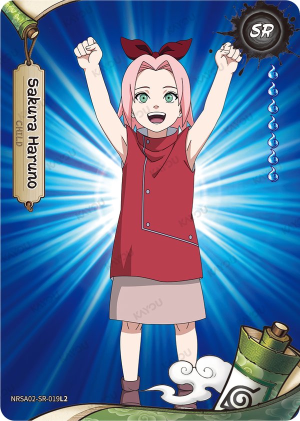 Sakura Haruno NRSA02-SR-019L2 card from Chapter Jin Series 2