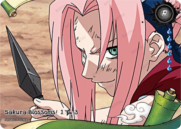 Sakura Blossoms! 1/3 NRSA02-R-024L1 card from Chapter Jin Series 2