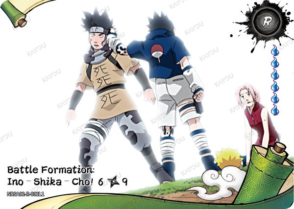 Battle Formation: Ino–Shika–Cho! 6/9 NRSA02-R-032L1 card from Chapter Jin Series 2