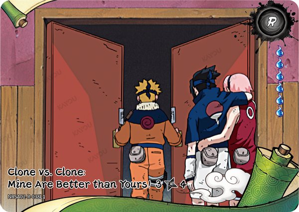 Clone vs. Clone: Mine Are Better than Yours! 3/4 NRSA02-R-038L1 card from Chapter Jin Series 2