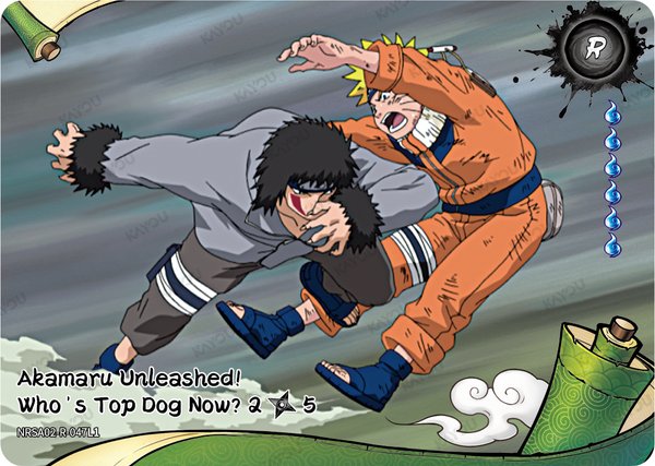Akamaru Unleashed! Who's Top Dog Now? 2/5 NRSA02-R-047L1 card from Chapter Jin Series 2
