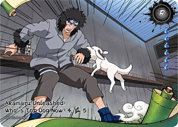 Akamaru Unleashed! Who's Top Dog Now? 4/5 NRSA02-R-049L1 card from Chapter Jin Series 2