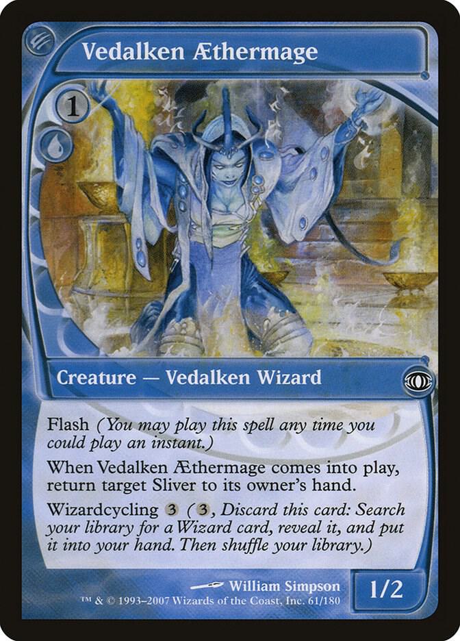Vedalken Aethermage 61 card from Future Sight