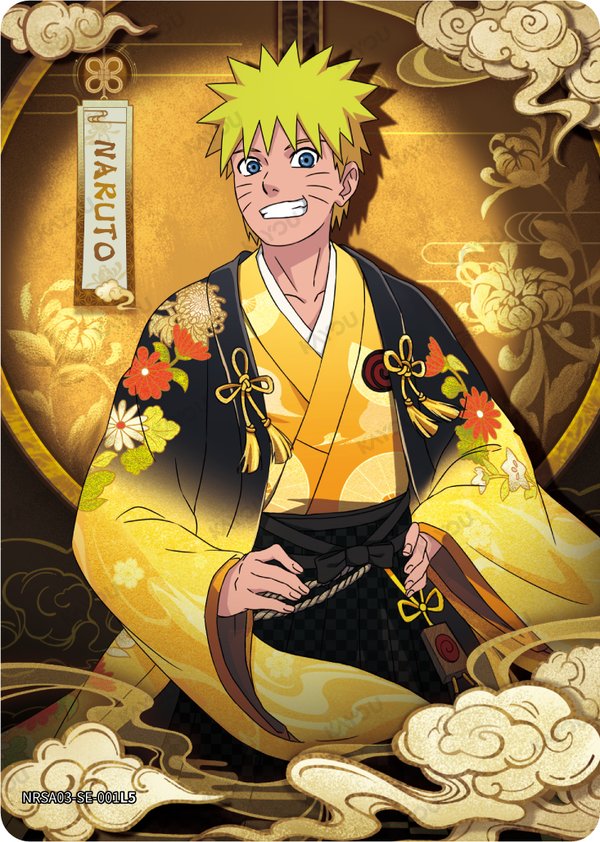 SASUKE NRSA03-SE-002L5 card from Chapter Jin Series 3