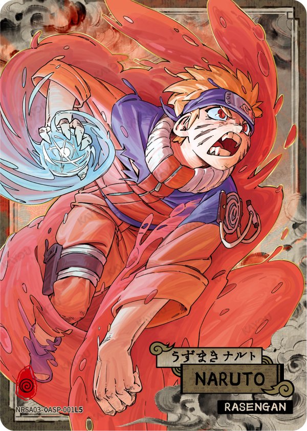 NARUTO NRSA03-◇ASP-001L5 card from Chapter Jin Series 3