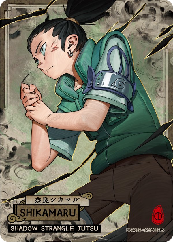 SHIKAMARU NRSA03-◇ASP-003L5 card from Chapter Jin Series 3