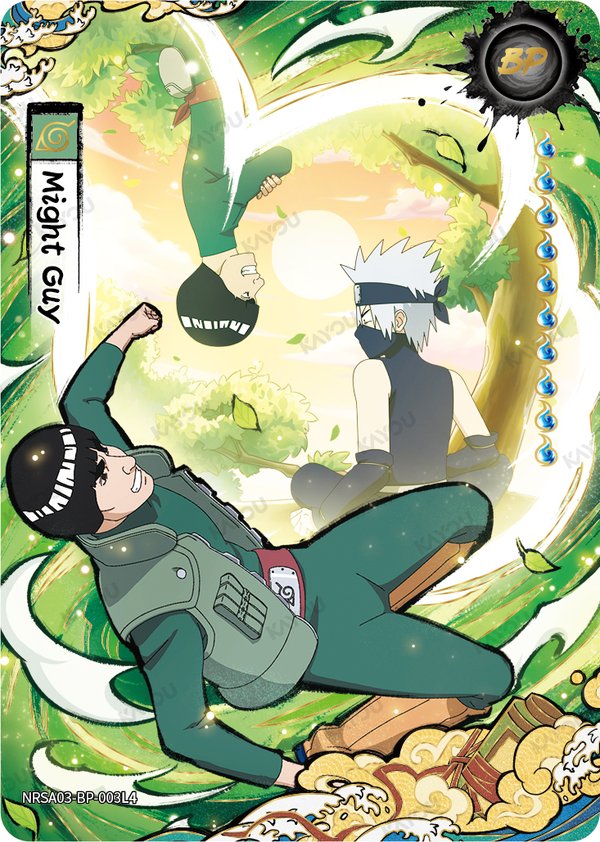 Might·Guy NRSA03-BP-003L4 card from Chapter Jin Series 3