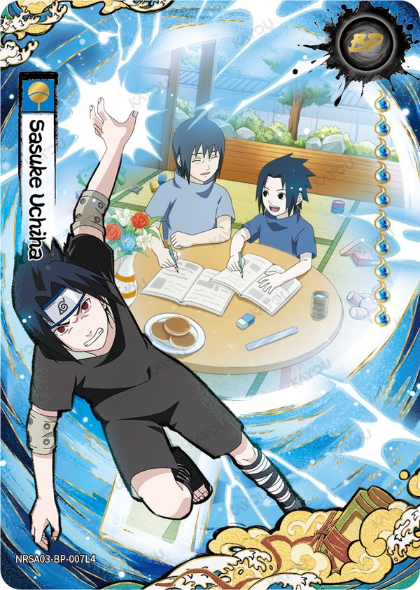 Sasuke Uchiha NRSA03-BP-007L4 card from Chapter Jin Series 3
