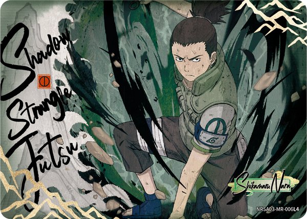 SHIKAMARU NARA NRSA03-MR-006L4 card from Chapter Jin Series 3