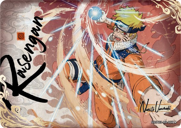 NARUTO UZUMAKI NRSA03-MR-007L4 card from Chapter Jin Series 3