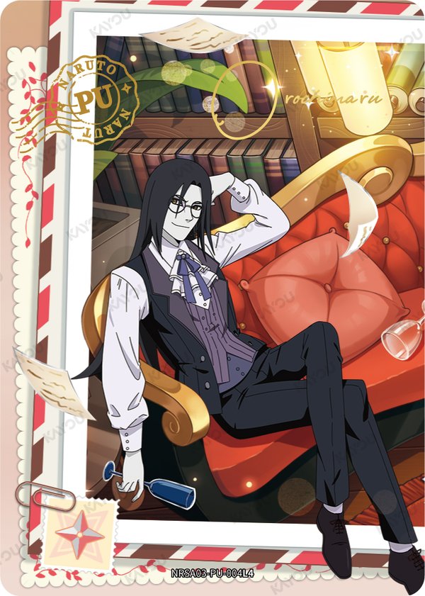 Orochimaru NRSA03-PU-004L4 card from Chapter Jin Series 3