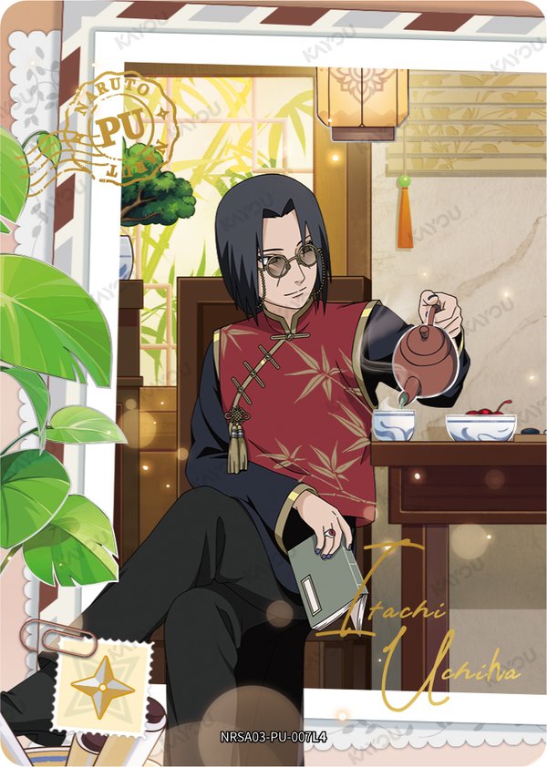 Itachi Uchiha NRSA03-PU-007L4 card from Chapter Jin Series 3