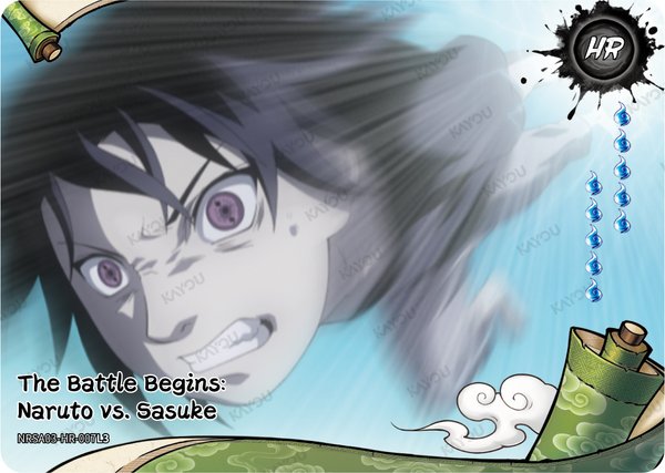 The Battle Begins: Naruto vs. Sasuke NRSA03-HR-007L3 card from Chapter Jin Series 3