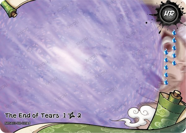 The End of Tears 1/2 NRSA03-HR-019L3 card from Chapter Jin Series 3