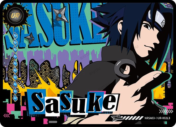 SASUKE NRSA03-◇UR-002L3 card from Chapter Jin Series 3