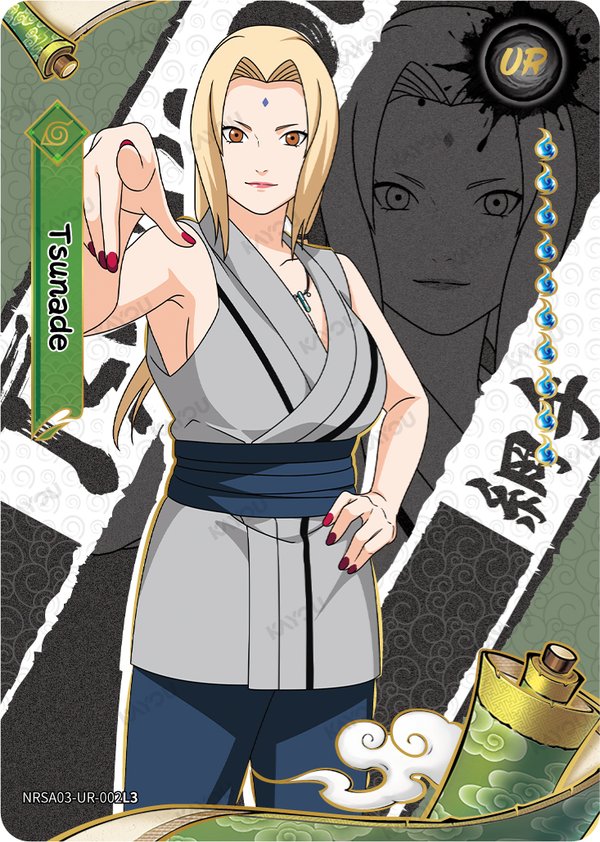 Tsunade NRSA03-UR-002L3 card from Chapter Jin Series 3