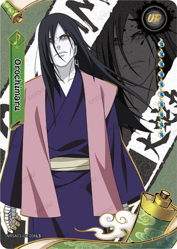 Orochimaru NRSA03-UR-006L3 card from Chapter Jin Series 3