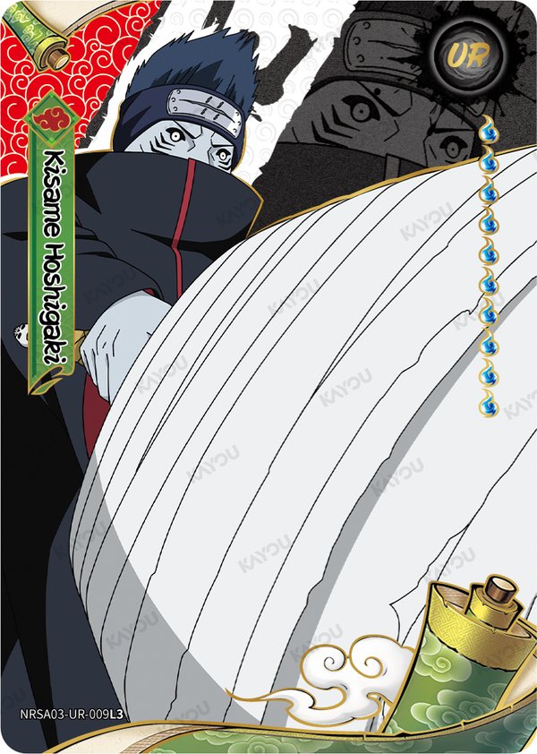 Kisame Hoshigaki NRSA03-UR-009L3 card from Chapter Jin Series 3