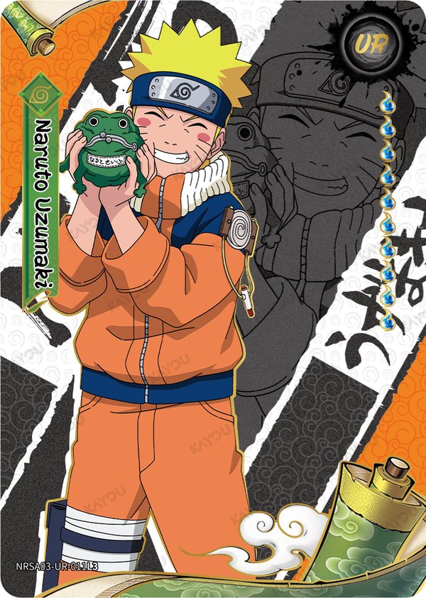 Naruto Uzumaki NRSA03-UR-011L3 card from Chapter Jin Series 3