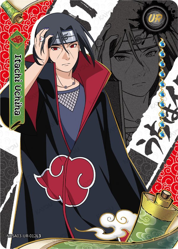 Itachi Uchiha NRSA03-UR-012L3 card from Chapter Jin Series 3