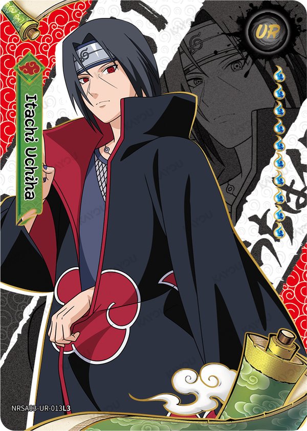 Itachi Uchiha NRSA03-UR-013L3 card from Chapter Jin Series 3