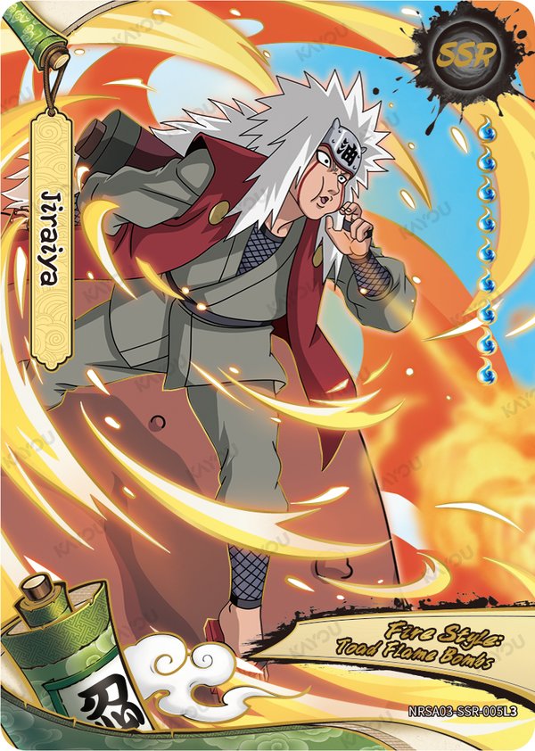 Jiraiya NRSA03-SSR-005L3 card from Chapter Jin Series 3