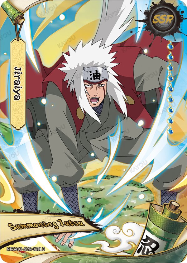 Jiraiya NRSA03-SSR-020L3 card from Chapter Jin Series 3