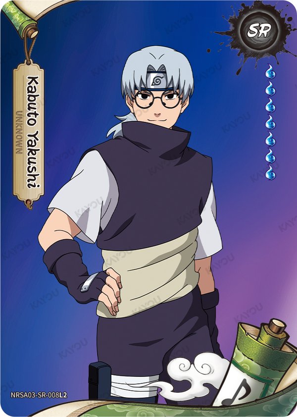 Kabuto Yakushi NRSA03-SR-008L2 card from Chapter Jin Series 3