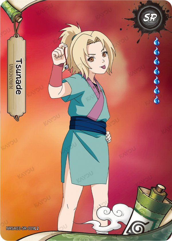 Tsunade NRSA03-SR-009L2 card from Chapter Jin Series 3