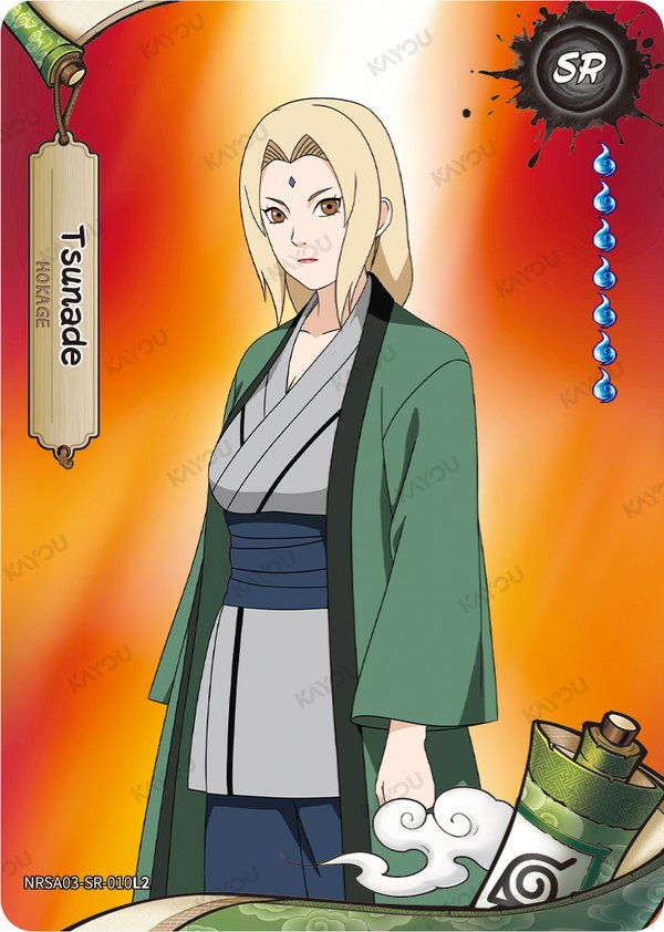 Tsunade NRSA03-SR-010L2 card from Chapter Jin Series 3