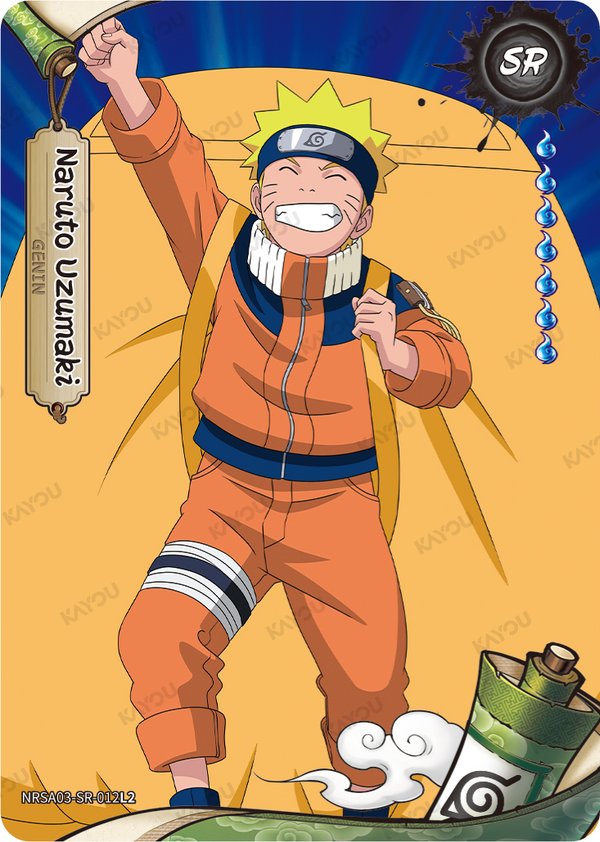Naruto Uzumaki NRSA03-SR-012L2 card from Chapter Jin Series 3