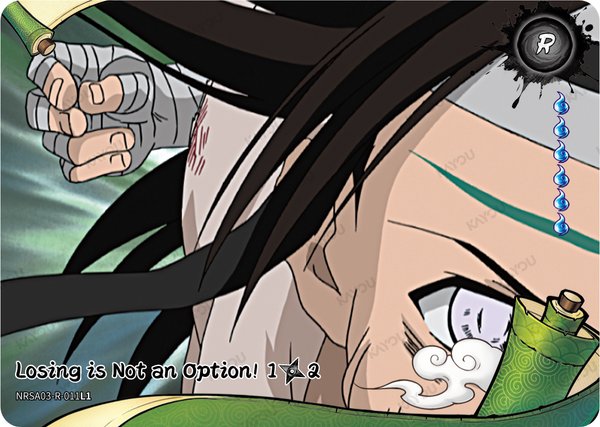 Losing is Not an Option! 1/2 NRSA03-R-011L1 card from Chapter Jin Series 3