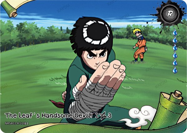 The Leaf's Handsome Devil! 1/3 NRSA03-R-018L1 card from Chapter Jin Series 3