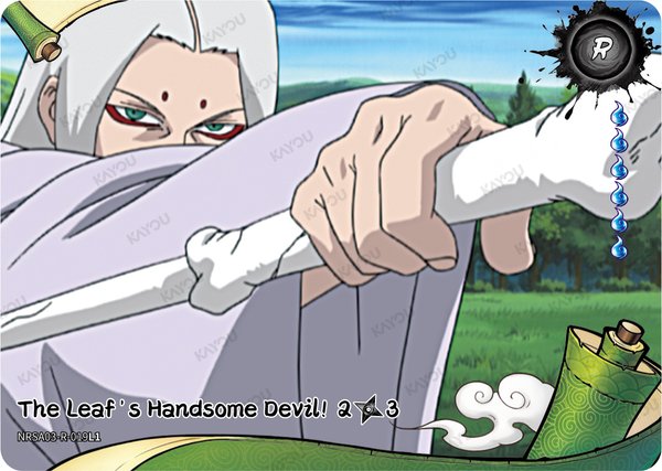 The Leaf's Handsome Devil! 2/3 NRSA03-R-019L1 card from Chapter Jin Series 3